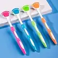 Tongue Scraper, Tongue Cleaner, Tongue Brushes Helps Fight Bad Breath, 2 Tongue Scrapers (Blue & Green & Orange & Red)