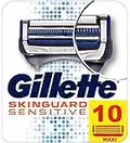 Gillette SkinGuard Sensitive Skin Razor Blades for Men, 10 Refills