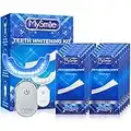 MySmile Teeth Whitening Kit with Led Light, 28X Non-Sensitive Teeth Whitening Strips Kit, 10 Min Fast Whitening Teeth, Helps to Remove Stains from Coffee, Smoking, Wines(1Pcs Light and 14Sets Strips)