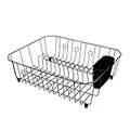 Rubbermaid FG6032CABLA Wire Dish Rack, Black