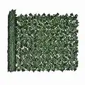 GREENJOYE Artificial Faux Ivy Privacy Screen Fence Green Wall Rolls Covering for Home,Outdoor,Garden Decoration in 39 x 118 Size(Panel Backing)