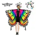 Butterfly Wings, Fairy Wings for Adults, Butterfly Costume, Halloween Costumes for Women, 3PCS Butterfly Cape Set.