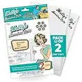 Molly’s Marvelous - Streak-Free Polishing Cloth, Lint-Free Microfiber Cleaning Cloth, Glass Cleaning Cloth and Window Cleaning Cloth, White, (2pk)