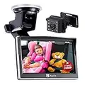 Funle Baby Car Camera for Backseat with Camera Rear Facing Car Seat Wireless Baby Car Mirror 5'' AHD1080P Infant Monitor with IR Night Vision Baby Must Have Items