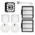 StepOK Filter Set Replacement for Shark IQ R101AE RV1001AE R101 Robot Vacuum Cleaner Foam Filter and Hepa Filter