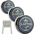 Bobinas preconstruidas Clapton 0.8Ω A1 30pcs para tanques RDA RBA RDTA - Accesorios de Vaping de Bobina Preconstruida - Bañera de plástico (30PCS Clapton 0.8OHM)