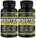 Testosterone Booster for Men - Male Enhancing Supplement with Horny Goat Weed & Tongkat Ali - Muscle Builder Enlargement Pills - Natural Test Booster Increased Desire, Energy, Stamina, Libido (2 PACK)