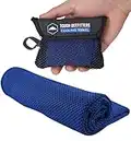 Tough Outdoors Cooling Towels - Cooling Neck Wraps for Hot Weather - Neck Cooler for Quick Cool Down for Gym, Workout, Running, Golf & Yoga - Skin Cancer Foundation Recommended