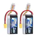 Zeee 3S 2200mAh Lipo Battery 11.1V 50C Shorty Pack Battery with XT60 Plug for RC Car Truck RC Vehicles Boat Drone RC Airplane Quadcopter Helicopter FPV Racing Hobby Models(2 Pack)