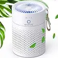 Air Purifiers for Bedroom Home, KOIOS H13 True HEPA Filter Air Purifiers for Desktop Office Car Pets with USB Cable, Small Air Cleaner, Night Light, Timer, Remove Smoke, Dust, Odors, Pollen