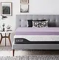 LUCID 4 Inch Lavender Infused Memory Foam Mattress Topper - Ventilated Design - King Size