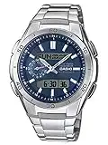 Casio Wave Ceptor Homme Analogique-Digital Quartz Montre avec Bracelet en Acier Inoxydable WVA-M650D-2AER