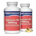 Olio di fegato di merluzzo 1000 mg - 360 Capsule - SimplySupplements