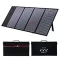 X-DRAGON 140W Foldable Solar Panel Portable Solar Charger with Parallel Port, with MC-4 for Compatible with most Portable Power Station, Laptop, Cellphone and Tablet