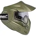 Valken Paintball MI-7 Goggle/Mask with Dual Pane Thermal Lens - Olive