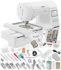 Brother SE1900 Sewing and Embroidery Machine w/Grand Slam Package Includes 64 Embroidery Threads + Prewound Bobbins + More