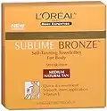 L'Oreal Paris Sublime Bronze Self Tanning Towelettes, Streak-Free, Natural Looking Tan, 6 ct