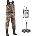 DRYCODE Brustwathose für Männer/Frauen, isolierte Jagd-Wathose, wasserdichte Neopren-Camouflage-Brustwathose zum Angeln, Entenjagd