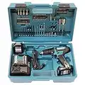 Makita HP333DSAX1 Akku-Schlagbohrschrauber 12V max. / 2,0 Ah, 2 Akkus + Ladegerät in Transportkoffer