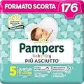 Pampers Baby Dry Junior, 176 Pannolini, Taglia 5 (11-25 kg)