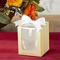 Kate Aspen, Gold Shimmer Display Gift Box, Gift/Party Favor, can hold 15 oz. Stemless Wine Glass (Set of 12)