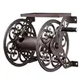 Liberty Garden No.708 Wall Mount Steel Decorative Hose Reel, Bronze