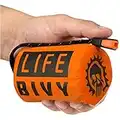 Go Time Gear Life Bivy Emergency Sleeping Bag Thermal Bivvy - Use as Emergency Bivy Sack, Survival Sleeping Bag, Mylar Emergency Blanket