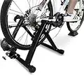 BalanceFrom Bici Trainer Stand Acciaio Bicicletta Esercizio Magnetico Stand con Ruota Anteriore Riser Block