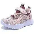 Zapatos de Walking Niñas Zapatillas de Niños Zapatillas de Correr Niños Ligeras Deportivas Zapatos de Running Niña Transpirable Sneakers Baloncesto Zapatillas y Calzado Deportivo Rosa 31