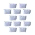 Filtro de café de carbón, 12 filtros de agua de carbón activado no tejido para café Cuisinart, se adapta a todas las cafeteras Cuisinart (1.8 x 0.8 x 1.6 pulgadas, blanco)