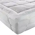 II GMtextiles II HOTEL QUALITY(Microlite) MICRO FIBER MATTRESS TOPPER THICK 5 CM, BOX STITCHED IN, ANTI ALLERGENIC Double(137X190cm)