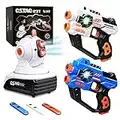 Laser Tag Set, 2 Infrared Laser Gun with Projector & 3 Target Cartridges, Lazer Battle Game Toys for Ages 6-12+ Year Olds Kid Teens Adults Boys & Girls, Indoor Outdoor Family Activity Game Toys Gift