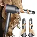 Nekuma Self Hair Curling Attachment for Dyson Supersonic Hair Dryer HD01 HD02 HD03 HD04 HD07 HD08, Double Directions Hair Curling Barrels Only, No Hair Dryer, 1.2 inch Diameter