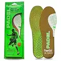 Footgel -Plantillas de Gel deportiva para Padel,Si eres jugador de pádel, protégete del riesgo de lesiones, alivia el dolor en pies, rodillas, lumbares y consigue ventaja en los partidos. (39-42)