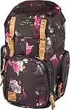 Weekender Sac à dos quotidien avec compartiment rembourré pour ordinateur portable, sac à dos d'école, de randonnée avec compartiment pour affaires humides, Black Rose. (Multicolore) - 1151-878037