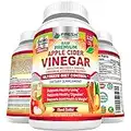 FRESH HEALTHCARE Apple Cider Vinegar Capsules Max 1740mg with Mother - 100% Natural & Raw with Cinnamon, Ginger & Cayenne Pepper - Ideal for Healthy Living, Detox & Digestion -120 Vegan Pills