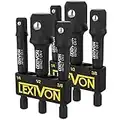 LEXIVON Set Di Adattatori A Bussola, Kit punte esagonali 1/4" per avvitatore a impulsi, per Makita, Milwaukee, Bosch, chiave dinamometrica e a cricchetto, inserti 6.35, 9.5 e 12.7mm, 2x3 pz (LX-101X2)