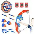 Modanais Bow and Arrow for Kids Toys Archery Bow Set with Foam Suction Cups Arrows Target Birthday for 3-10 Year Old Orange