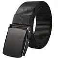 Fairwin Nylon Web Belt, 1.5 Inch Men's Tactical Webbing Casual Metal Buckle Belt