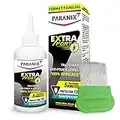 Paranix Extra Fort 5 minutes Shampooing Anti-Poux et Lentes 100% efficace* 3 en 1 : traite, lave et protège – Format Familial 300 ml – Peigne fin en métal inclus