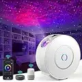 Nigecue LED Smart Sternenhimmel Projektor, WLAN LED Sternenprojektor 3D Galaxy mit App-/Sprachsteuerung, Timer, Kompatibel mit Alexa/Google Assistant, Geeignet für Baby Kinder Schlafzimmer Heimkino