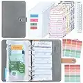 Budget Planner Budget Binder - Haushaltsbuch A6 Budget Planner Geldumschläge Umschlagmethode,Budgetplaner Geld Organizer Sparbuch mit Folien für Finanzplaner Buget Sparen Mappe,Cash Stuffing Startset