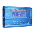 80W 6A Lipo Battery Balance Charger Discharger for LiPo，Li-ion，Li-Fe，LiHV Battery (1-6S), NiMH，NiCd (1-15S), Rc Hobby Battery Balance Charger