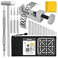 BYNIIUR Watch Link Removal Tool Kit, Watch Band Strap Pin Remover, Watch Tool Kit Link Remover Repair Tool, Watch Adjustment Tool Band Replacement, Spring Bar Tool Set