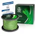 Frambay Geflochtene Angelschnur mit starker 4-Fach Flechtung I Angelschnur geflochten und flexibel I Fishing Line, Angelsehne, Angel Schnur - 150m (0,14mm)