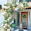 Sage Green Balloon Garland Kit Arch Oh Baby Shower Olive Matte Different Sizes Decor Happy Birthday Party Wedding Jungle Decorations