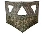 Primos Hunting DoubleBull 2-Panel Stakeout Blind with 3 Shoot Through Ports in Mossy Oak Greenleaf Camo