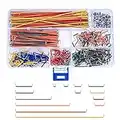 560 Pezzi Jumper Breadboard Wires Filo Assorted Kit, U Shape Breadboard Jumper Maschio a Maschio, Ponticelli per Cavi per Tagliere