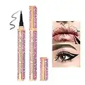 Onlyoily Eyeliner waterproof, eyeliner liquido impermeabile, antisudicio,24 ore a lunga durata (nero)