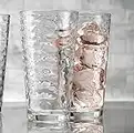 Drinking Glasses Set of 10 Highball Glass Cups By Glavers, Premium Glass Quality Coolers 17 Oz. Glassware. Ideal for Water, Juice, Cocktails, and Iced Tea. Dishwasher Safe.